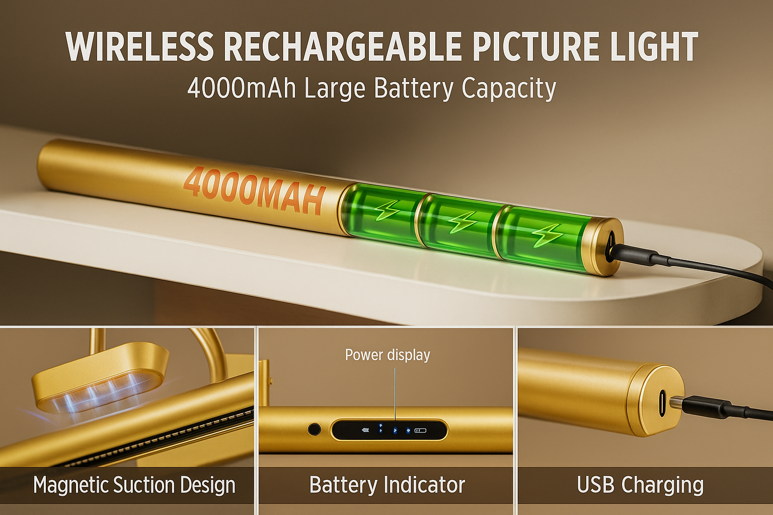Rechargeable Picture Light