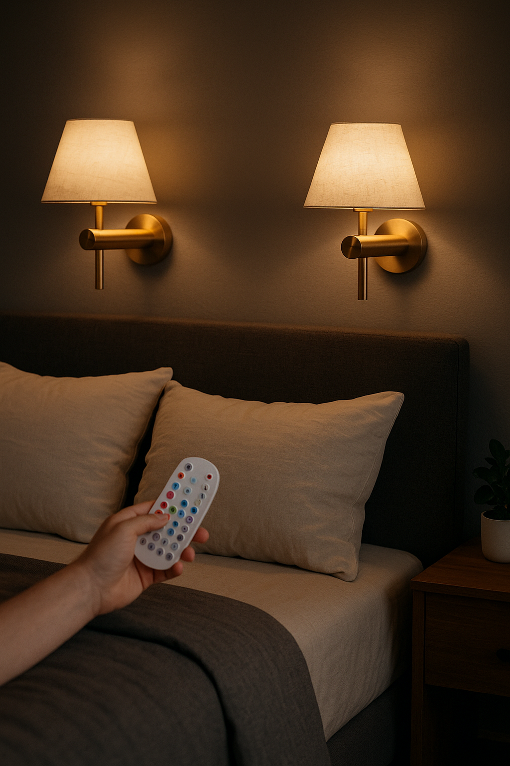 Cordless Rechargeable Battery Powered Wall Lamp