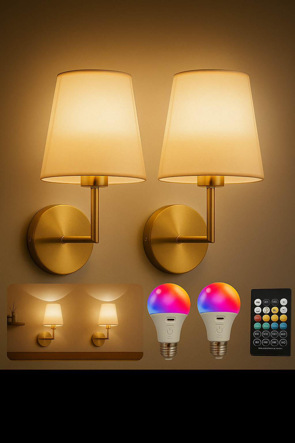 Nordic Wall Lamp LED Recharge