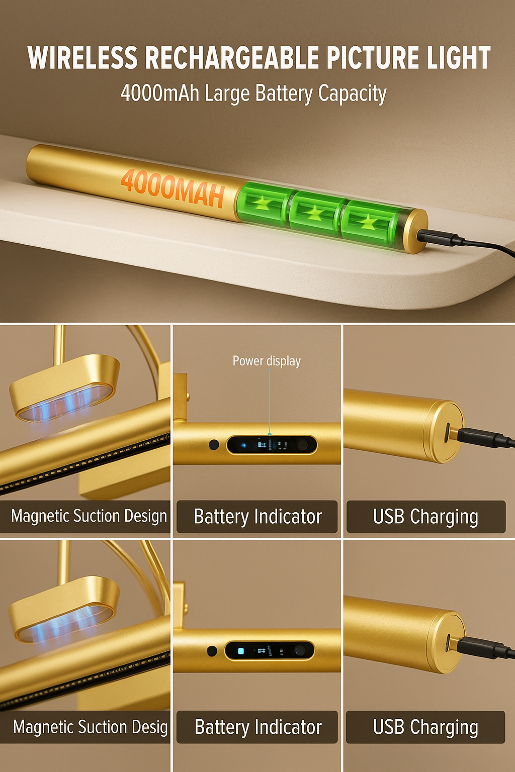 Rechargeable Picture Light