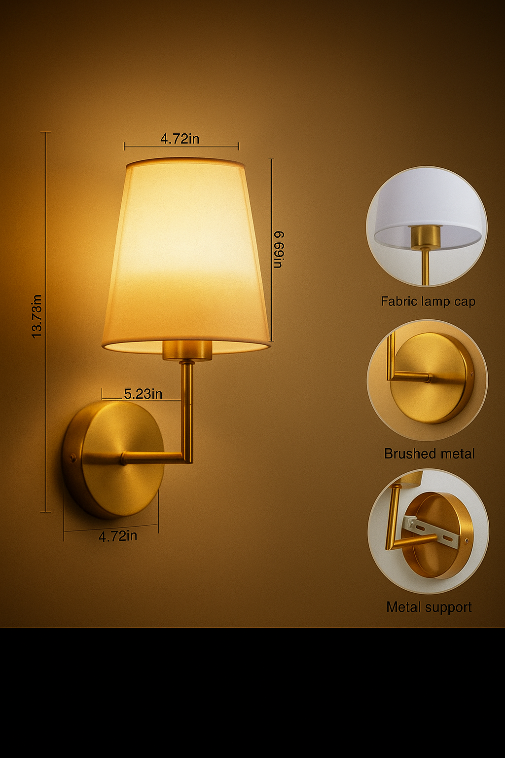 Nordic Wall Lamp LED Recharge