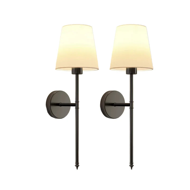 Set of 2 Rechargeable Wall Lamps