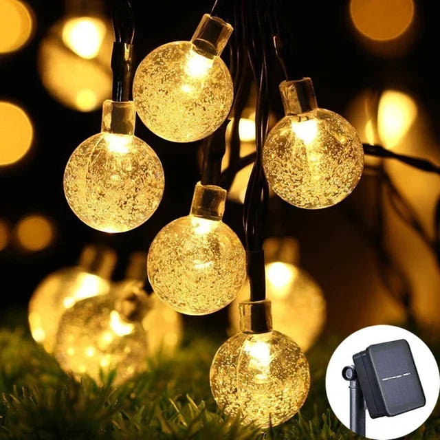 Solar Globe String Lights