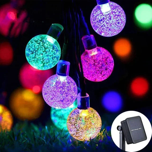 Solar Globe String Lights